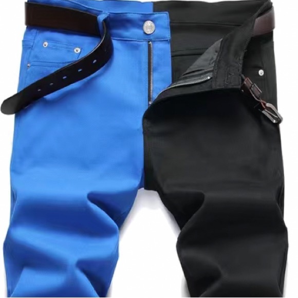 Blue/Black Jeans - Picture 1 of 7